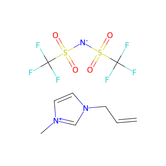 1-烯丙基-3-甲基咪唑双（三氟甲烷磺酰）亚胺（AMIMTFSI）