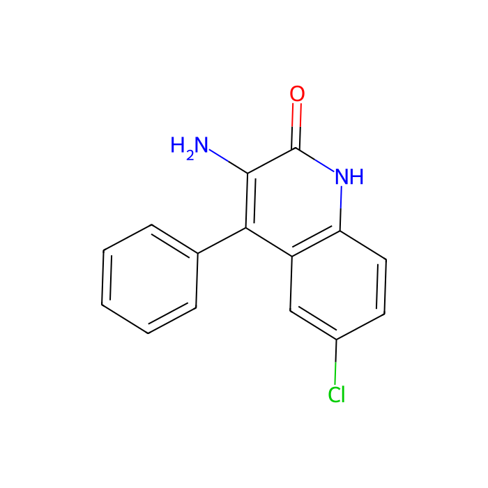 3-氨基-6-氯-4-苯基喹啉-2(1H)-酮