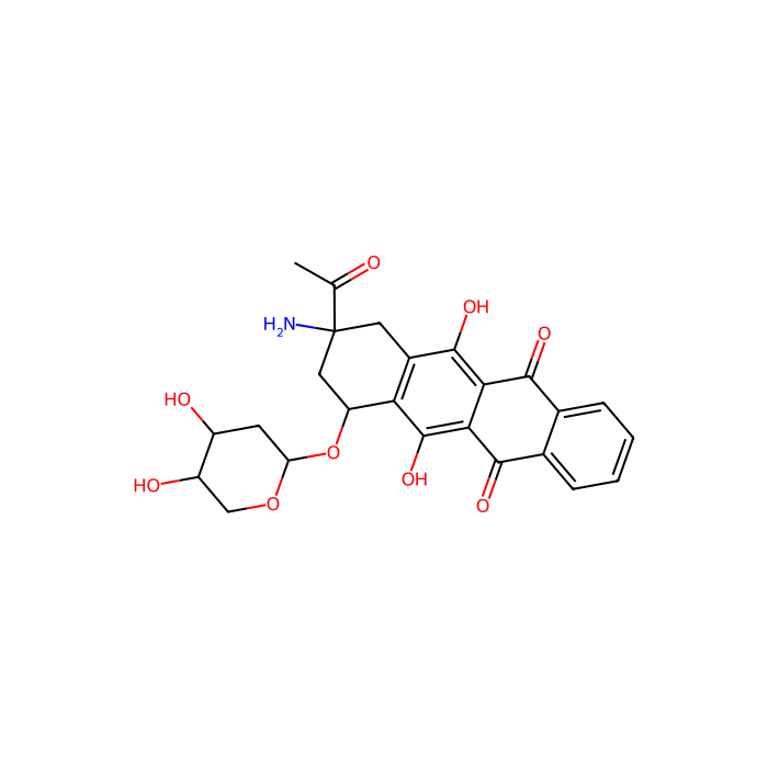 氨柔比星, DNA 拓扑异构酶 II alpha 抑制剂