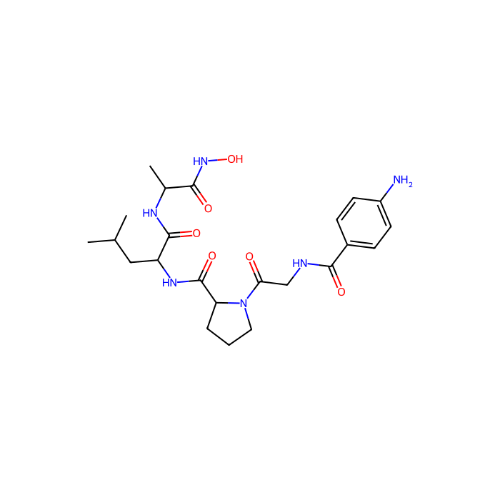 4-氨基苯甲酰基-甘氨酰-脯氨酰-D-亮氨酰-D-丙氨酰异羟肟酸