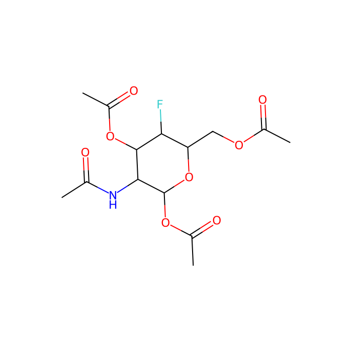 2-乙酰氨基-4-氟-1,3,6-三-O-乙酰基-2,4-二脱氧-D-吡喃葡萄糖