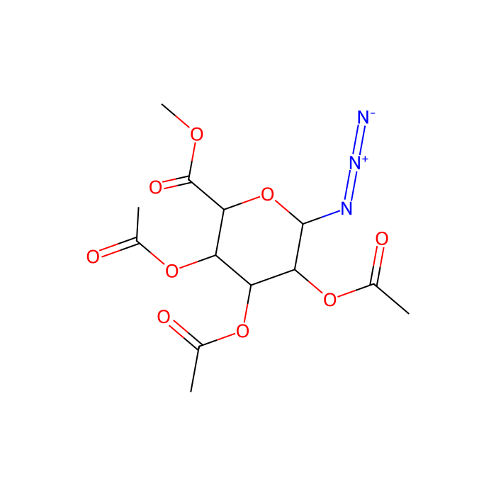2,3,4-三-O-乙酰基-1-脱氧-β-D-吡喃葡萄糖基叠氮化物
