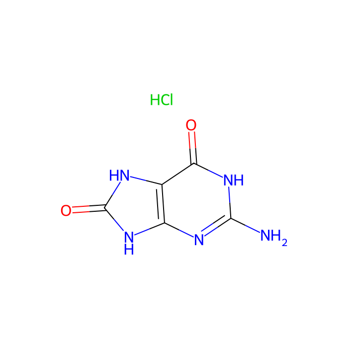 2-氨基-6,8-二羟基嘌呤盐酸盐