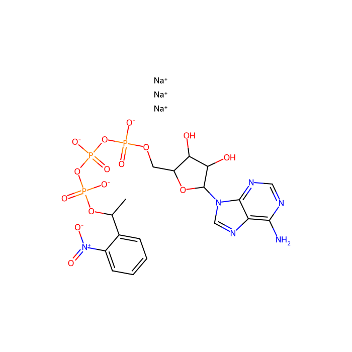 腺苷5'-三磷酸P3-[1-(2-硝基苯基)乙基酯]三钠盐