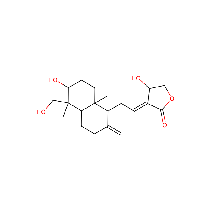 穿心莲内酯, TAS2R46 的激动剂;TAS2R50 的激动剂;TAS2R8 的激动剂