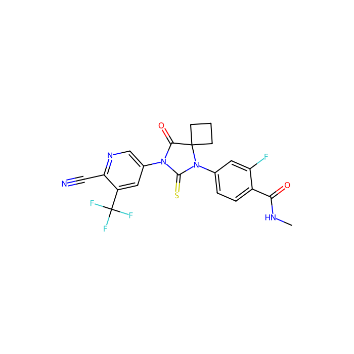 Apalutamide (ARN-509), 雄激素受体拮抗剂