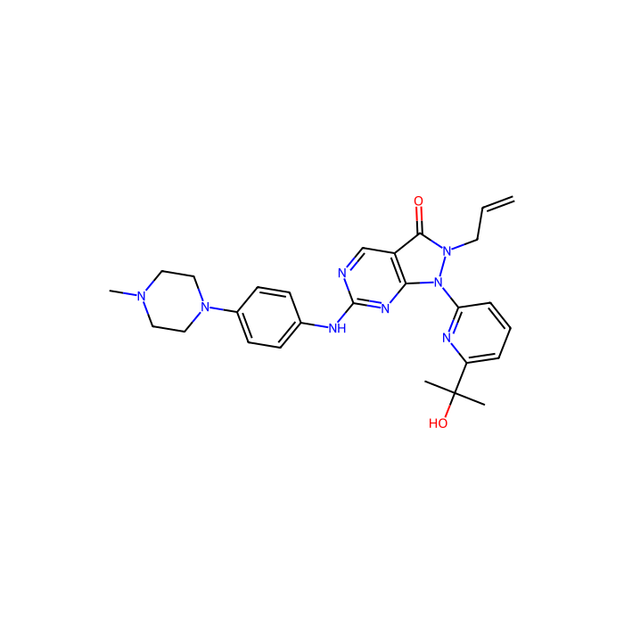 Adavosertib (MK-1775), 丝氨酸/苏氨酸蛋白激酶 WEE1 抑制剂