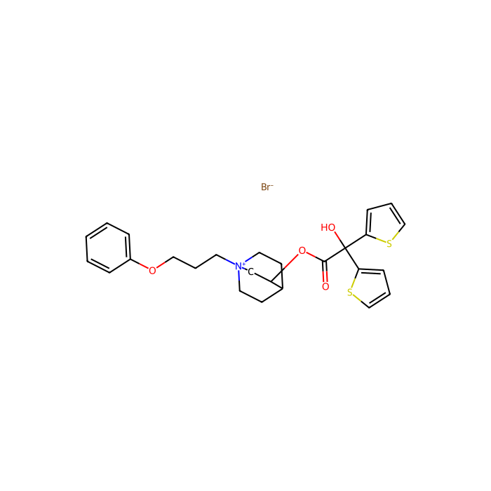 阿地溴铵, 肌卡因乙酰胆碱受体 M3 拮抗剂