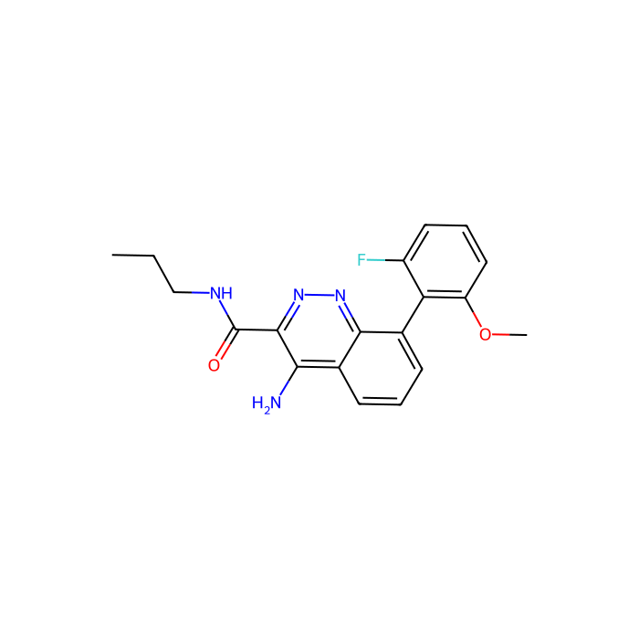 AZD-7325, GABA A 受体 α2 亚基的变构调节剂；GABA A 受体 α3 亚基的变构调节剂；MT 1 受体的拮抗剂