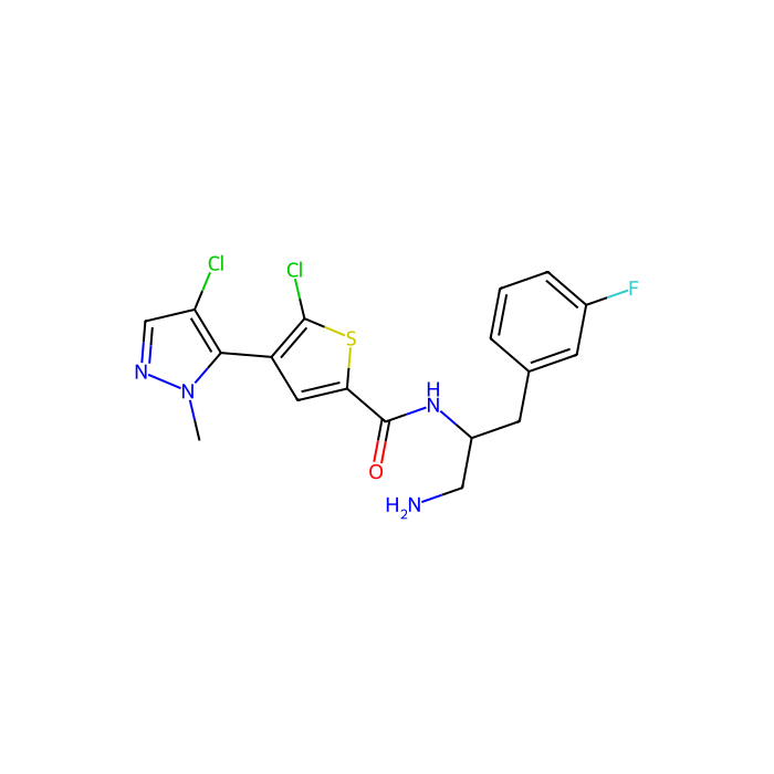 Afuresertib (GSK2110183), 丝氨酸/苏氨酸蛋白激酶 AKT 抑制剂