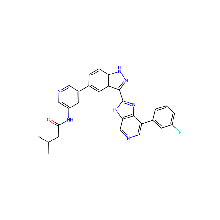 Adavivint (SM04690), CDC 类激酶 2 抑制剂;双重特异性酪氨酸磷酸化调节激酶 1A 抑制剂
