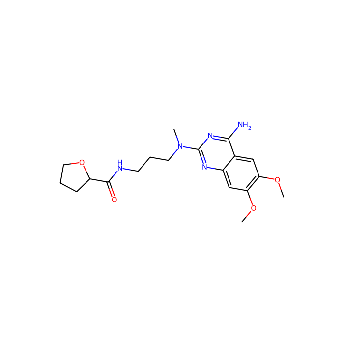 Alfuzosin, α 1A 肾上腺素受体拮抗剂；α 1B 肾上腺素受体拮抗剂；α 1D 肾上腺素受体拮抗剂