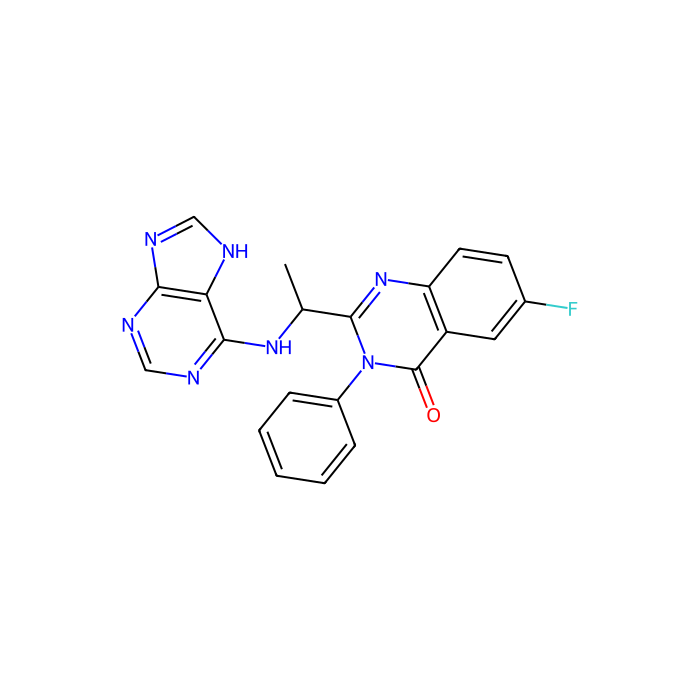 acalisib (GS-9820), PI3 激酶 p110-delta 亚基抑制剂