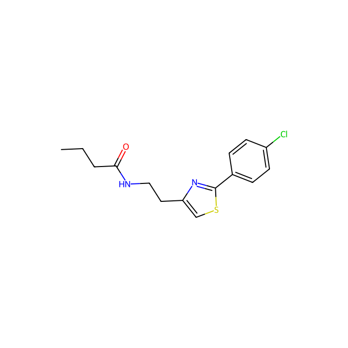 N-(2-(2-(4-氯苯基)噻唑-4-基)乙基)丁酰胺