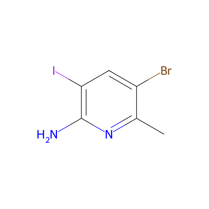 2-氨基-5-溴-3-碘-6-甲基吡啶