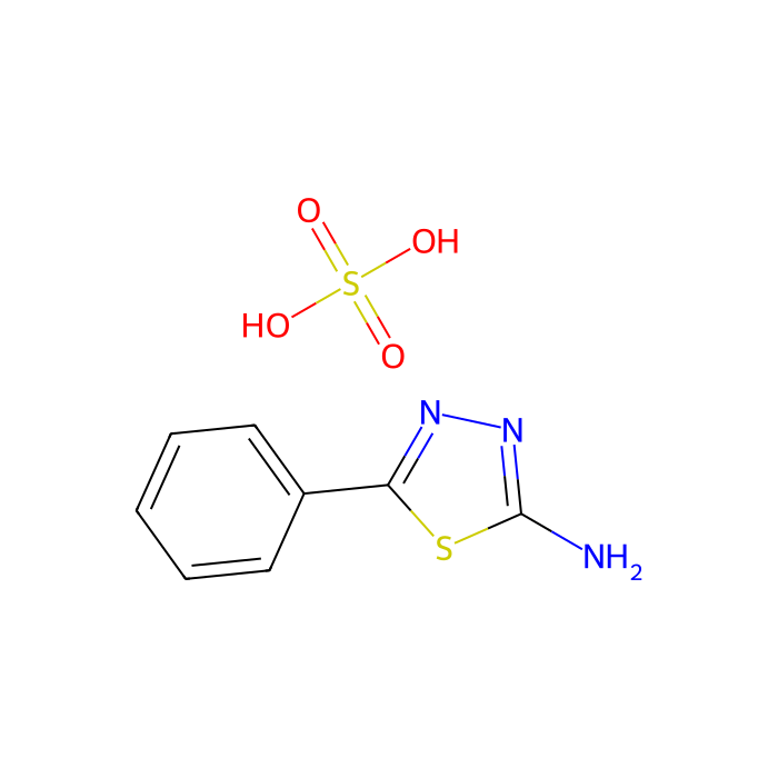 2-氨基-5-苯基-1,3,4-噻二唑硫酸盐