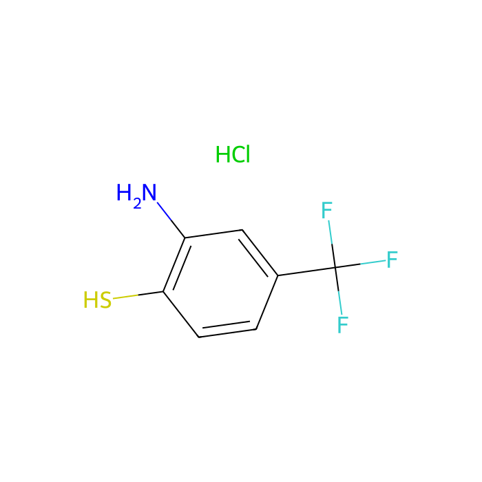 2-氨基-4-(三氟甲基)苯硫醇盐酸盐