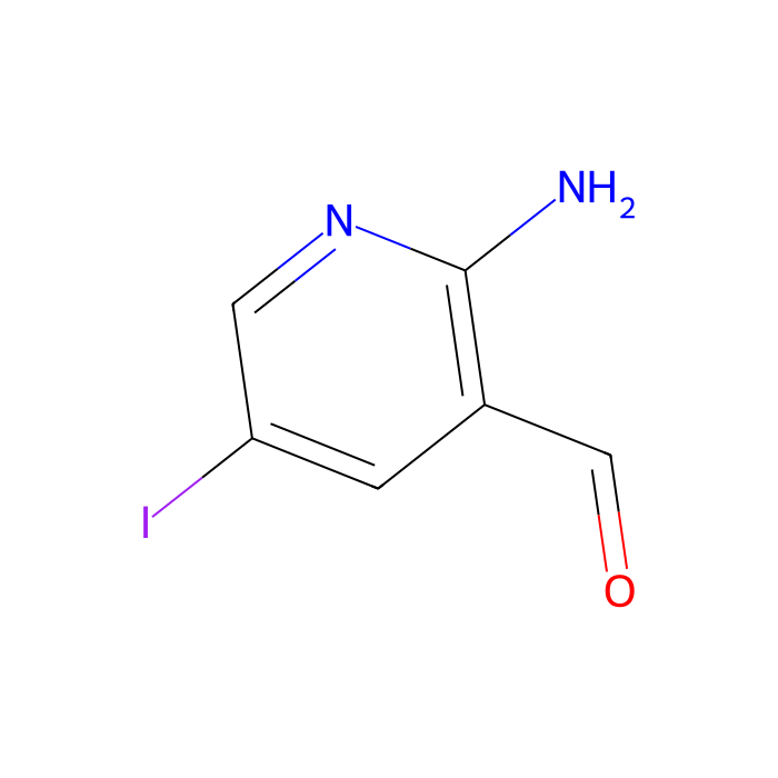 2-氨基-5-碘-吡啶-3-甲醛