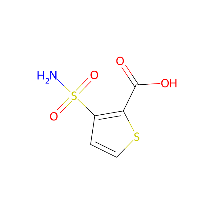 3-(氨基磺酰基)噻吩-2-羧酸