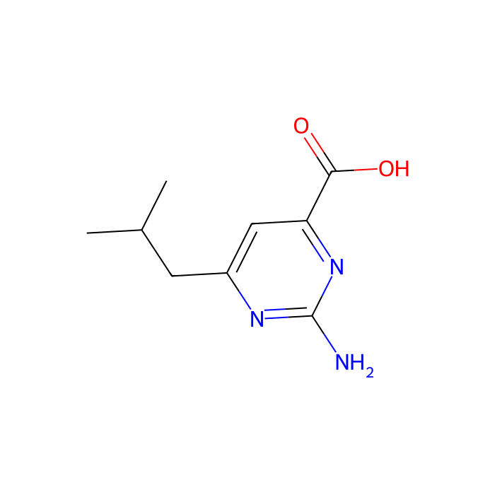 2-氨基-6-异丁基嘧啶-4-羧酸