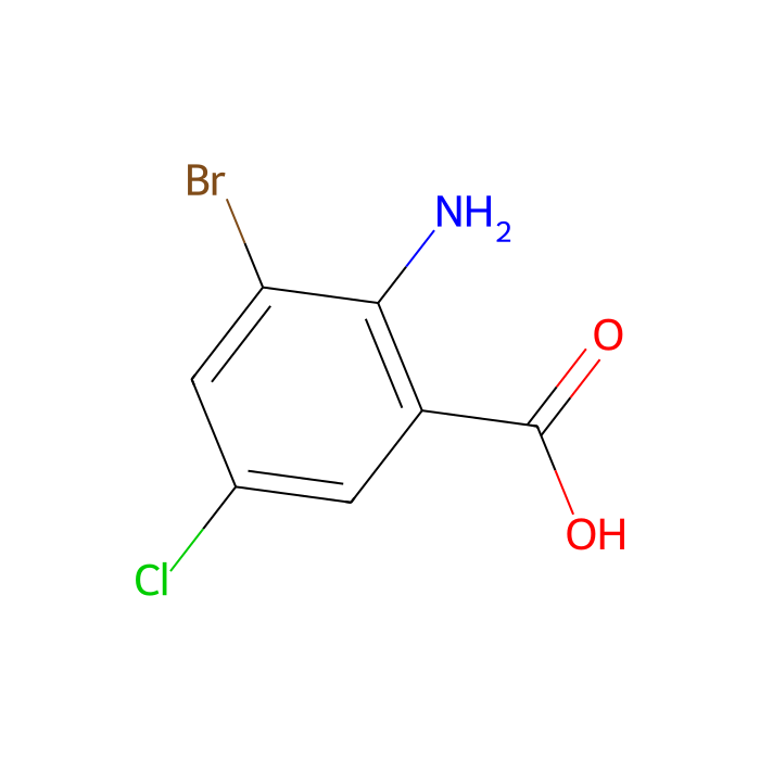 2-氨基-3-溴-5-氯苯甲酸