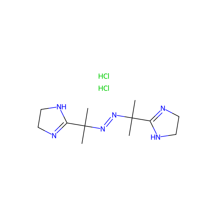 2,2'-偶氮双[2-(2-咪唑啉-2-基)丙烷]二盐酸盐