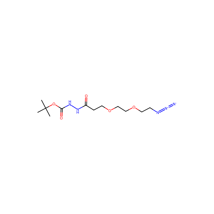 叠氮基-PEG2-t-Boc酰肼
