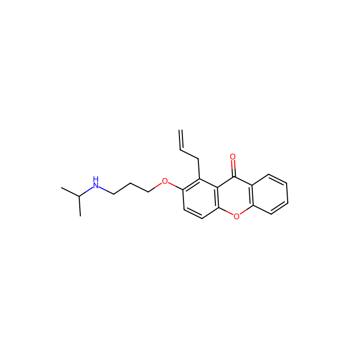 1-allyl-2-[3-(isopropylamino)propoxy]-9H-xanthen-9-one, 角鲨烯合成酶抑制剂 