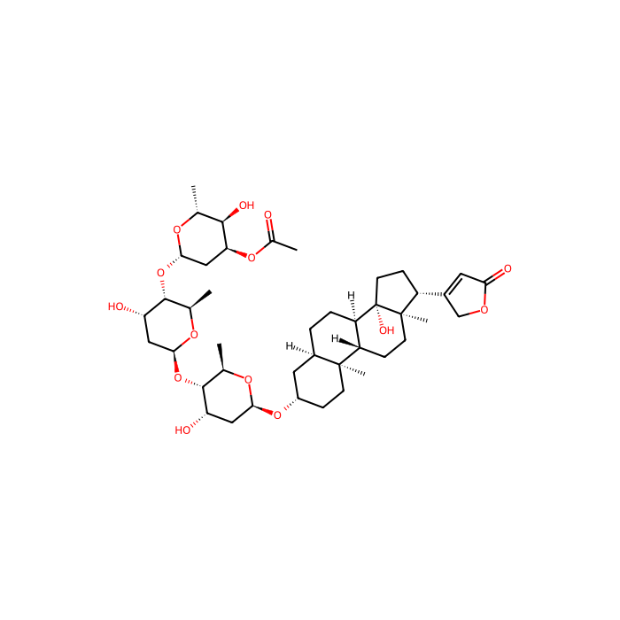acetyldigitoxin, 钠/钾转运 ATP 酶抑制剂