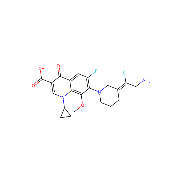 acorafloxacin, 拓扑异构酶 IV 抑制剂