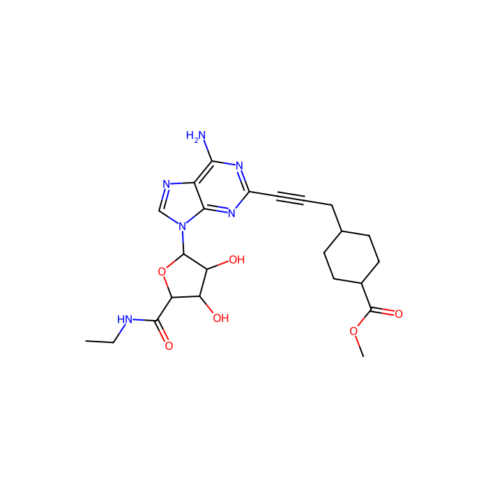 apadenoson, 腺苷 A2a 受体激动剂