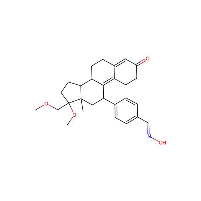 asoprisnil, 孕酮受体调节剂