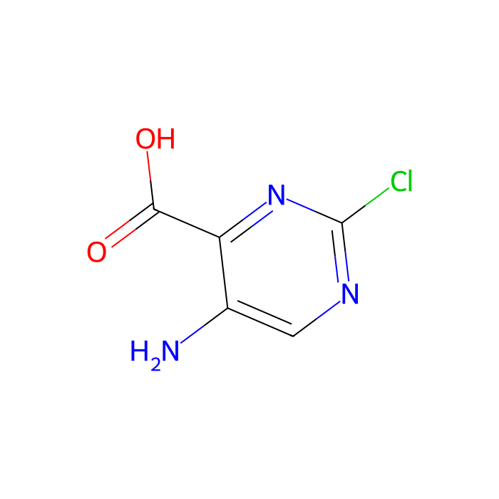 5-amino-2-chloro-pyrimidine-4-carboxylic acid