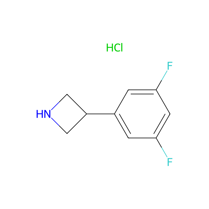 3-(3,5-difluorophenyl)azetidine;hydrochloride