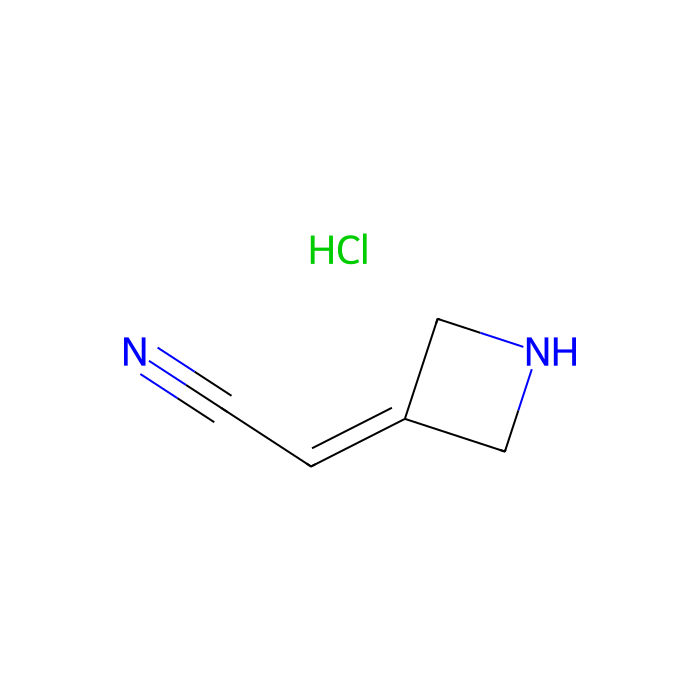 2-(azetidin-3-ylidene)acetonitrile;hydrochloride