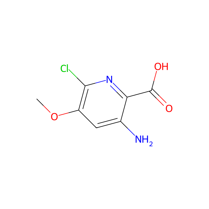 3-amino-6-chloro-5-methoxy-pyridine-2-carboxylic acid