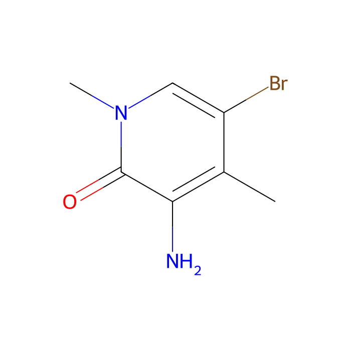 3-amino-5-bromo-1,4-dimethyl-pyridin-2-one