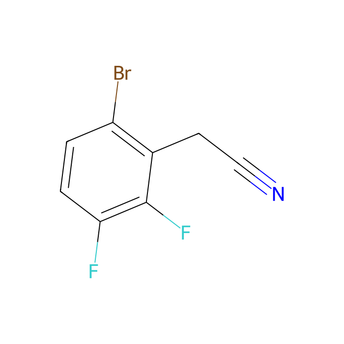 2-(6-bromo-2,3-difluoro-phenyl)acetonitrile