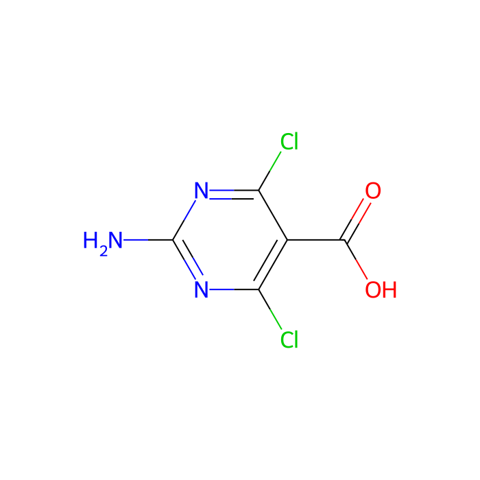 2-amino-4,6-dichloro-pyrimidine-5-carboxylic acid