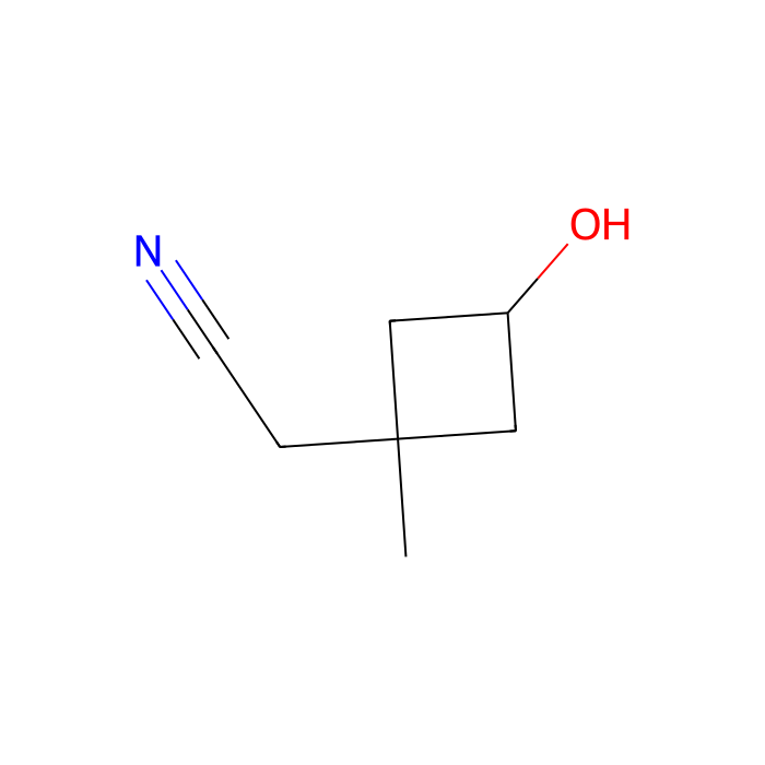 2-(3-hydroxy-1-methylcyclobutyl)acetonitrile