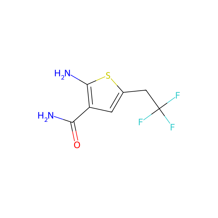 2-amino-5-(2,2,2-trifluoroethyl)thiophene-3-carboxamide