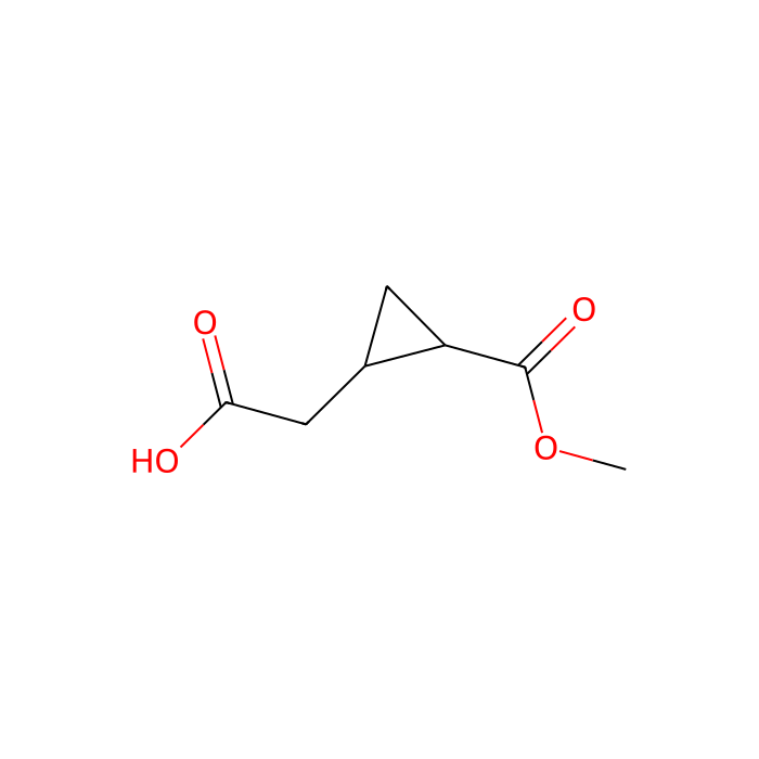 2-[trans-2-methoxycarbonylcyclopropyl]acetic acid