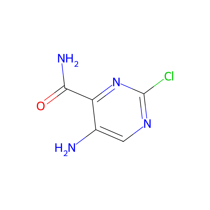 5-amino-2-chloro-pyrimidine-4-carboxamide