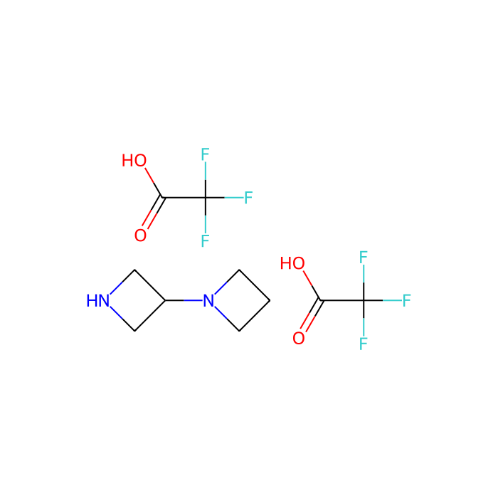 1-(azetidin-3-yl)azetidine;bis(2,2,2-trifluoroacetic acid)