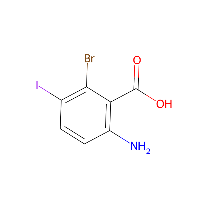 6-amino-2-bromo-3-iodo-benzoic acid