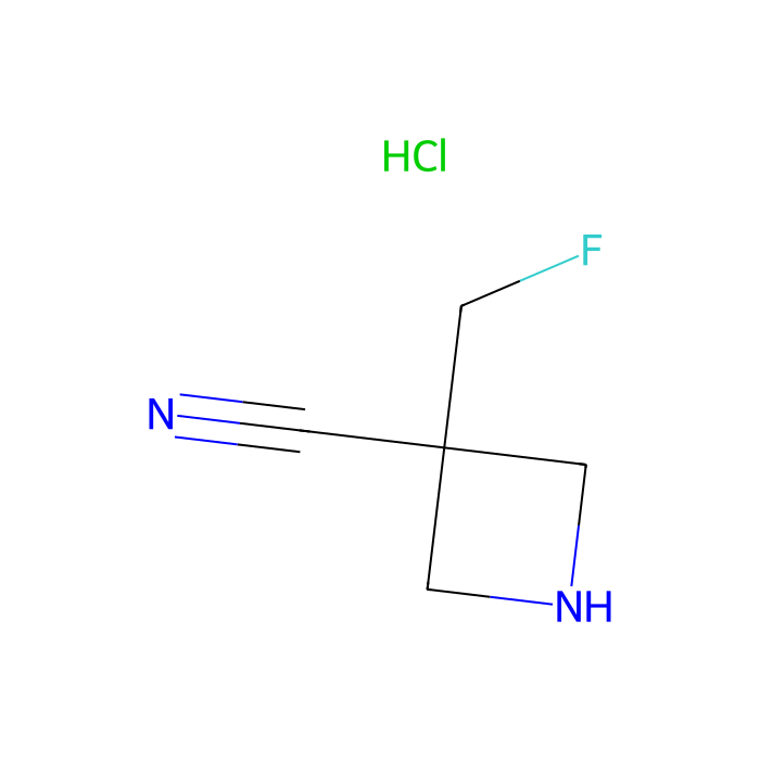 3-(fluoromethyl)azetidine-3-carbonitrile;hydrochloride