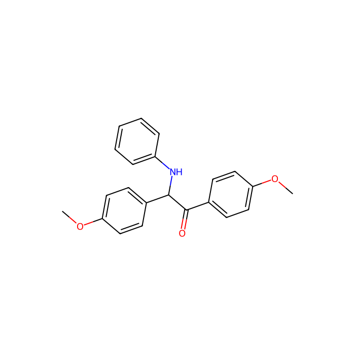 2-anilino-1,2-bis(4-methoxyphenyl)ethanone