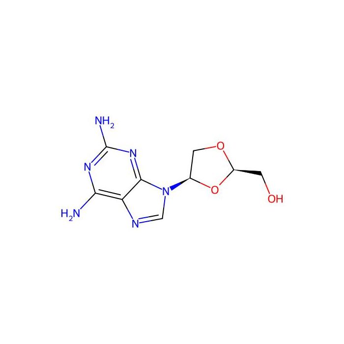 Amdoxovir, 人体免疫缺陷病毒 1 型逆转录酶抑制剂