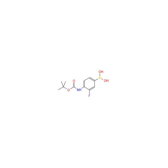 4-N-Boc-氨基-3-氟硼酸(含不等量酸酐)