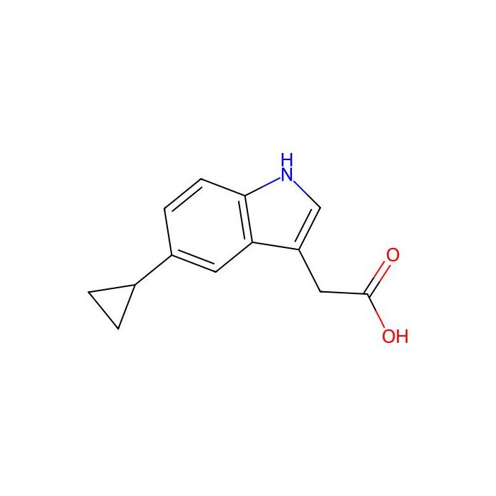 2-(5-cyclopropyl-1H-indol-3-yl)acetic acid
